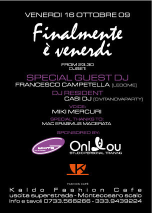 Finalmente è Venerdì!