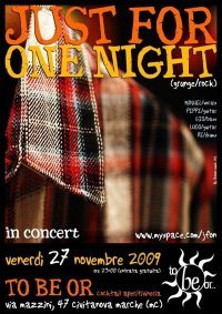 Just for One Night Live @ To Be Or...