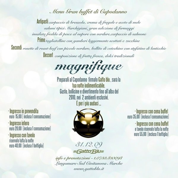 Gatto Blu presenta: Magnifique... 