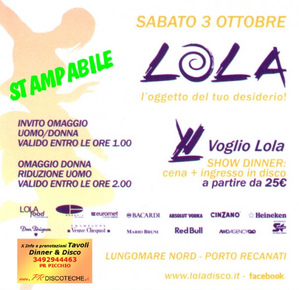 LOLA Dinner & Disco